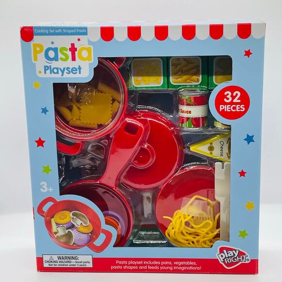 Pasta Playset- 32 pcs- NEW - Picture 3 of 5
